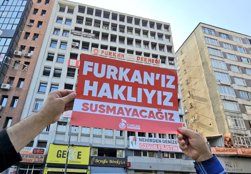 Derdimiz belli davamız belli sizin iftiralarınız bizi yıldıramayacak!!

FURKAN'IZ HAKLIYIZ SUSMAYACAĞIZ! 

FurkanDerneğine Dokunma
#AnkaraValiliği