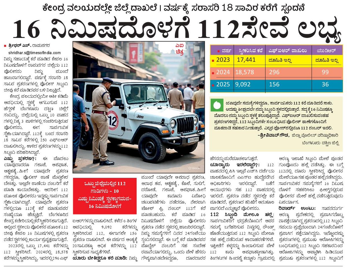 shridhar Vk (@shridhargowdas) on Twitter photo 16 ನಿಮಿಷದಲ್ಲೇ 112
Epaper- m.vijaykarnatakaepaper.com/imageview_1335…
<a href="/spblrsouth/">Bengaluru South District Police</a> <a href="/DC_Ramanagara/">Deputy Commissioner Ramanagara</a> <a href="/VRmgm/">DIPR RAMANAGARA ರಾಮನಗರ ವಾರ್ತೆ</a> <a href="/RLR_BTM/">Ramalinga Reddy</a> <a href="/DKShivakumar/">DK Shivakumar</a> <a href="/DKSureshINC/">DK Suresh</a> <a href="/DrCNManjunath/">Dr.C.N.Manjunath</a> <a href="/Nikhil_Kumar_k/">Nikhil Kumar</a> <a href="/DrGParameshwara/">Dr G Parameshwara</a> <a href="/HC_Balakrishna/">HC Balakrishna</a> <a href="/CPYogeeshwara/">ಸಿ.ಪಿ ಯೋಗೇಶ್ವರ | C.P Yogeeshwara</a> <a href="/MayyaSitharam/">Seetharama Mayya</a> <a href="/VeereshaMpmVK/">Veeresha MPM</a> 16 ನಿಮಿಷದಲ್ಲೇ 112
Epaper- m.vijaykarnatakaepaper.com/imageview_1335…
<a href="/spblrsouth/">Bengaluru South District Police</a> <a href="/DC_Ramanagara/">Deputy Commissioner Ramanagara</a> <a href="/VRmgm/">DIPR RAMANAGARA ರಾಮನಗರ ವಾರ್ತೆ</a> <a href="/RLR_BTM/">Ramalinga Reddy</a> <a href="/DKShivakumar/">DK Shivakumar</a> <a href="/DKSureshINC/">DK Suresh</a> <a href="/DrCNManjunath/">Dr.C.N.Manjunath</a> <a href="/Nikhil_Kumar_k/">Nikhil Kumar</a> <a href="/DrGParameshwara/">Dr G Parameshwara</a> <a href="/HC_Balakrishna/">HC Balakrishna</a> <a href="/CPYogeeshwara/">ಸಿ.ಪಿ ಯೋಗೇಶ್ವರ | C.P Yogeeshwara</a> <a href="/MayyaSitharam/">Seetharama Mayya</a> <a href="/VeereshaMpmVK/">Veeresha MPM</a>