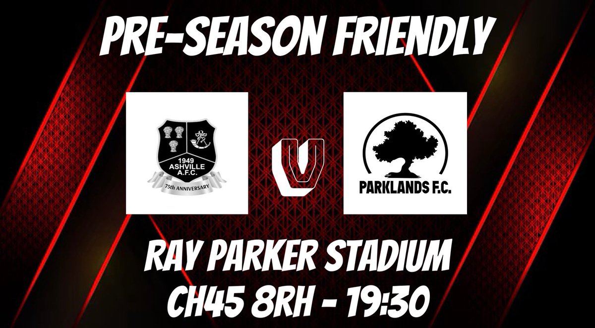 Parklands FC๐ณ (@parklandwidi) on Twitter photo Our final pre-season friendly tonight. 
Away at <a href="/AshvilleFC/">Ashville Football Club</a> 19:30 KO Our final pre-season friendly tonight. 
Away at <a href="/AshvilleFC/">Ashville Football Club</a> 19:30 KO