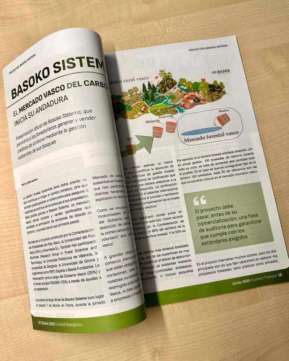 forestalistas's tweet photo. 📭 ¡La revista “Basogintza Euskadi Forestal” ya está llegando a los domicilios de nuestros socios y socias! 

📰 Entrevistas, reportajes e informes de gran interés sobre nuestra actividad y toda la actualidad del sector forestal vasco. 

#EuskadiForestal #Basogintza #Forestal https://t.co/cDBpARuEdg