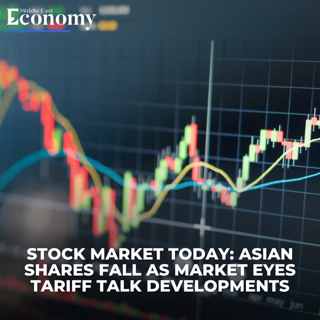 Economy_ME's tweet image. Asian stock markets edged lower on Tuesday after hitting their highest levels in nearly four years, as investors remained cautious ahead of a wave of corporate earnings and monitored ongoing U.S. tariff negotiations with key trading partners.
Read more: economymiddleeast.com/news/stock-mar……