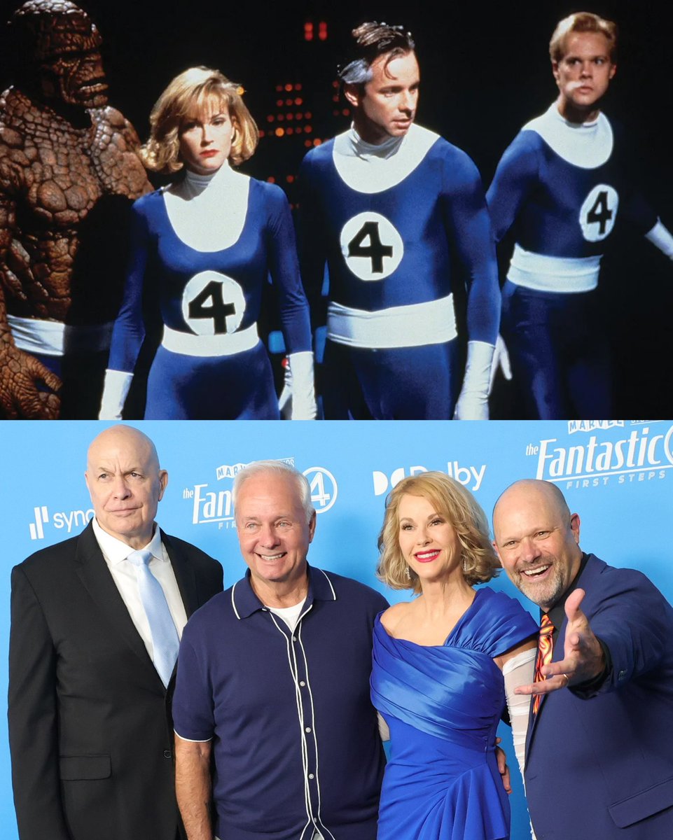 CTropes's tweet image. Marvel had Jack Kirby’s granddaughter and the cast of the unreleased 1994 Fantastic Four movie invited to the premiere of the new movie. That’s really good.