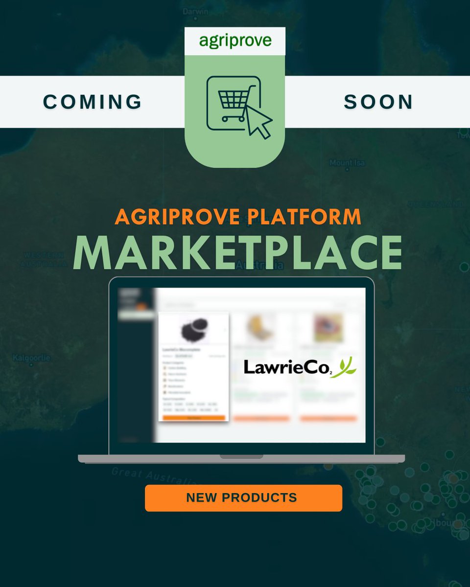 🛒 Coming soon to the AgriProve Marketplace!

LawrieCo products have been a game-changer for many farmers, not just for improving soil health, but also for building soil carbon.

🚨 Don’t miss out — sign in to the AgriProve Platform to stay updated: hubs.ly/Q03x-R0h0