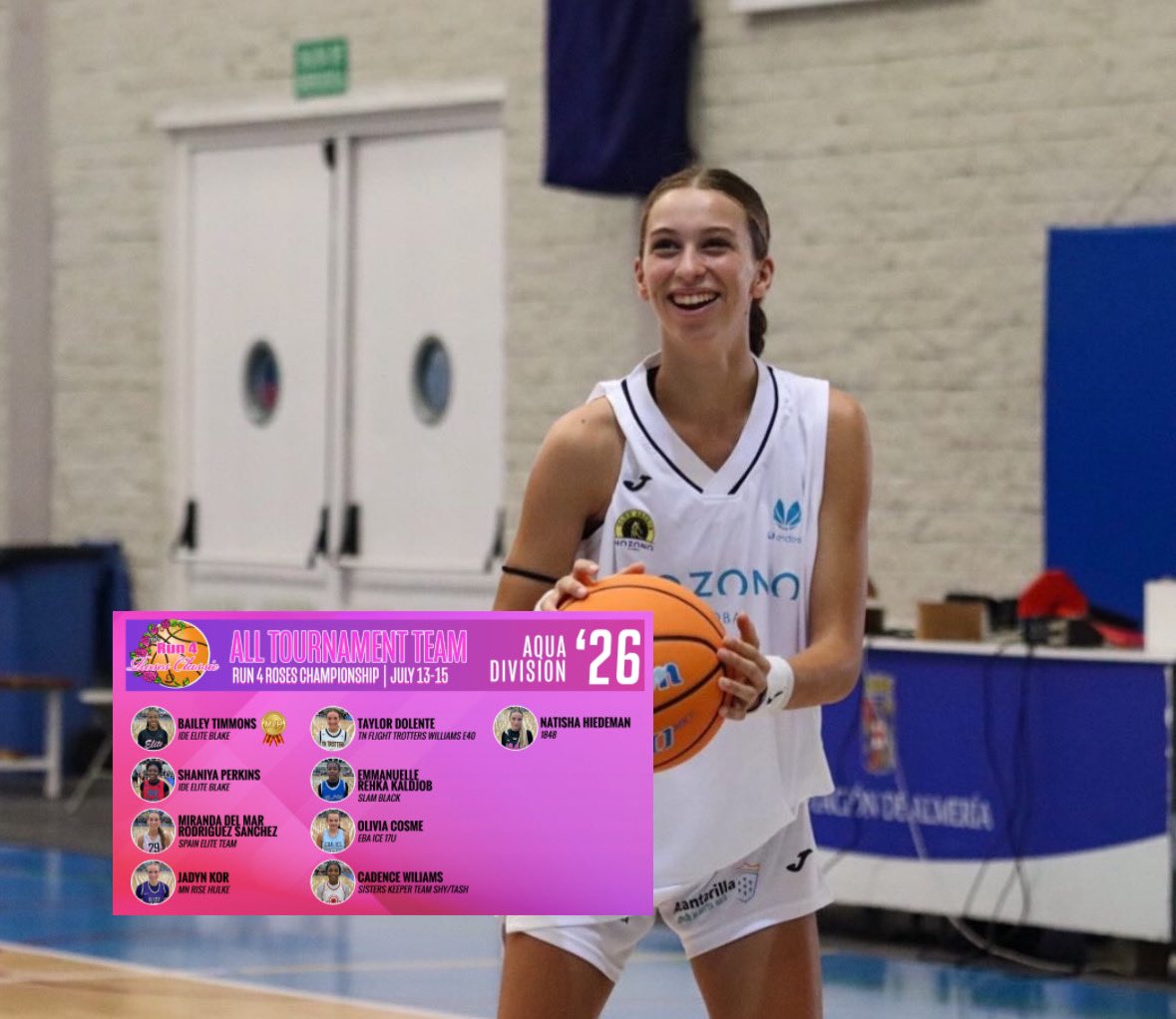 Hozono Global Jairis (@cbjairis) on Twitter photo Nuestra Miranda Rodríguez, ¡incluida en el EQUIPO IDEAL del prestigioso torneo estadounidense <a href="/TFNsRun4Roses/">TFN's Run 4 Roses</a>!
Presente y futuro 💛🏀 Nuestra Miranda Rodríguez, ¡incluida en el EQUIPO IDEAL del prestigioso torneo estadounidense <a href="/TFNsRun4Roses/">TFN's Run 4 Roses</a>!
Presente y futuro 💛🏀