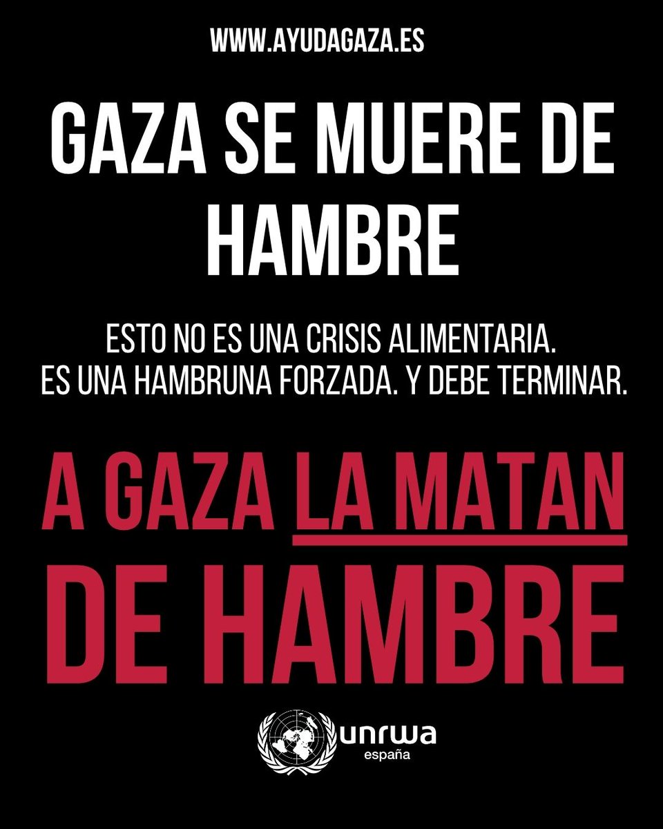 UNRWAes's tweet image. No se muere, la matan.
Ante los ojos del mundo.
Estamos preparados.
DÉJENNOS HACER NUESTRO TRABAJO.