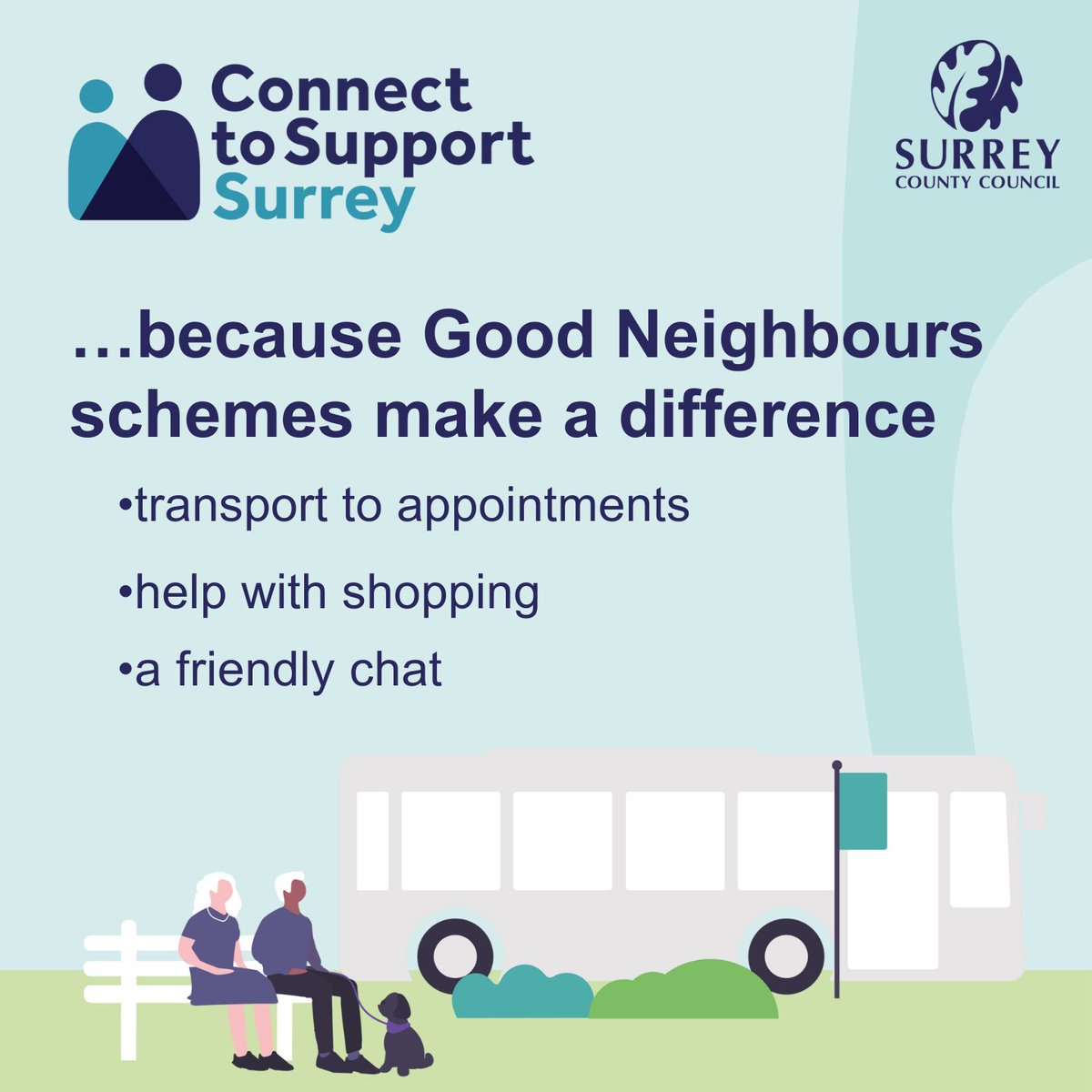 SupportSurrey's tweet image. Discover Good Neighbour schemes through Connect to Support Surrey.
These services are all about community spirit and helping each other out🚗🛍️👇
orlo.uk/loDfp