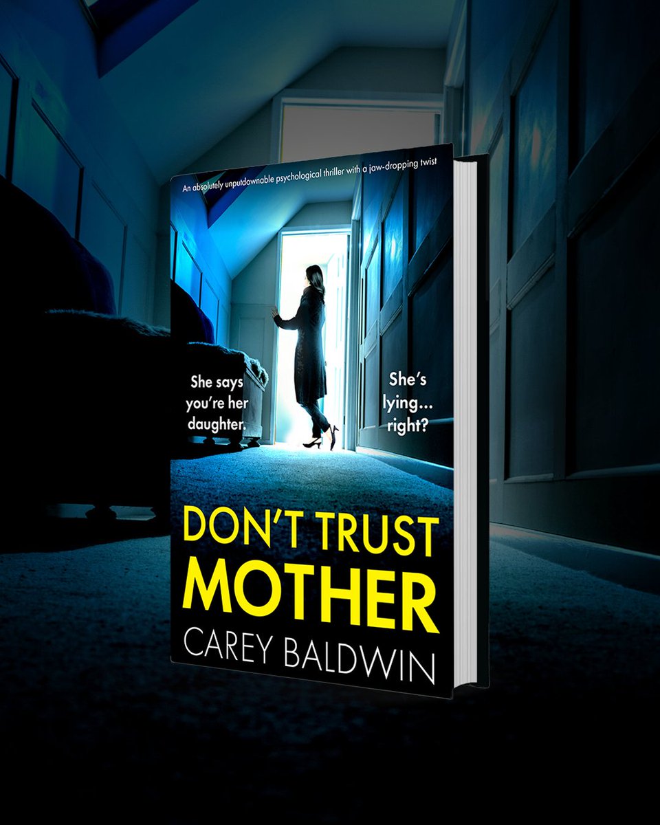 bookouture's tweet image. She says I’m her daughter… She’s lying, right?
Happy Publication Day to Carey Baldwin and Don't Trust Mother! An absolutely unputdownable psychological thriller with a jaw-dropping twist.
👉 ow.ly/qNHu50Wsrf8
🎧
UK: ow.ly/66ot50Wsrf9
US: ow.ly/bOwY50Wsrf7