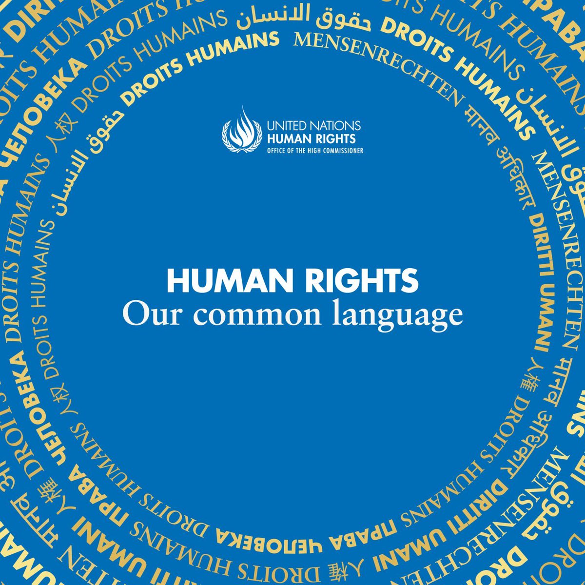 UNGeneva's tweet image. In every language, everywhere, human rights belong to all of us.
They are non-negotiable.
Learn about the Universal Declaration of Human Rights: buff.ly/azkocOZ