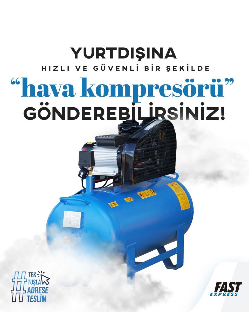 #FastExpress ile yurtdışına hızlı ve sağlam bir şekilde #havakompresörü gönderebilirsiniz

02125414410'dan ve fast-express.com 'dan bize ulaşabilir, fast-express.com/tr/kampanya adresinden hemen fiyat alabilirsiniz

#yurtdışıkargo #yurtdışınakargo #yurtdışıhavakompresörü