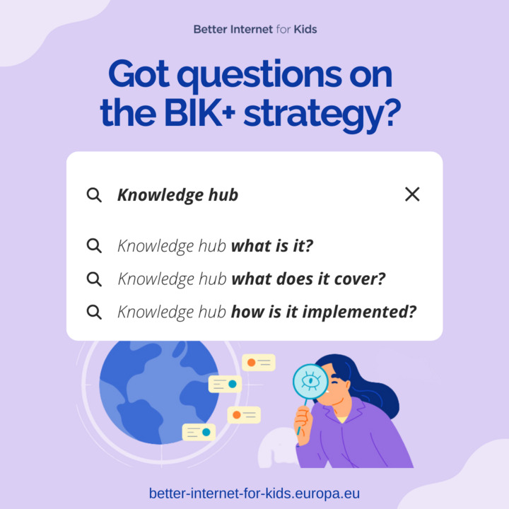 safeinternetday's tweet image. 🔎 Want to know how Europe is shaping a safer internet for kids?

The #BIK Knowledge Hub is your go-to for insights, resources &amp;amp; tools on the BIK+ strategy and child protection policies.

Explore it 👉kont.ly/40c19710

#BetterInternetForKids #BIKPlus