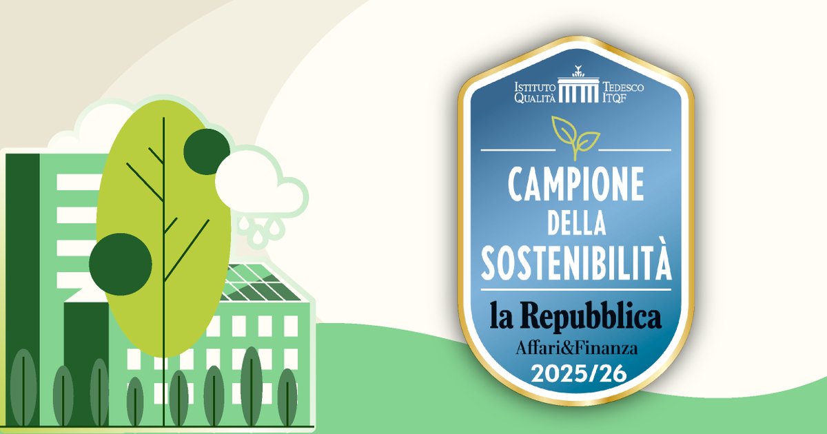 cavolini è "Campione della Sostenibilità".

🏆Abbiamo conquistato il 1° posto - con il punteggio massimo di 100 - nello studio “Campioni della sostenibilità” realizzato dall’Istituto Tedesco Qualità e Finanza (ITQF), unica azienda del comparto arredo presente nella TOP 20. 👏
