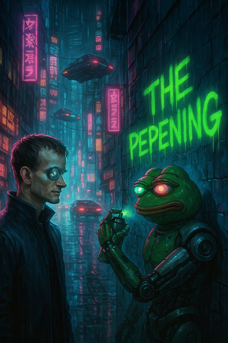 EnterprisePepe's tweet image. Day 25 tagging @VitalikButerin until he makes The Enterprise PepeCoin Alliance a reality.