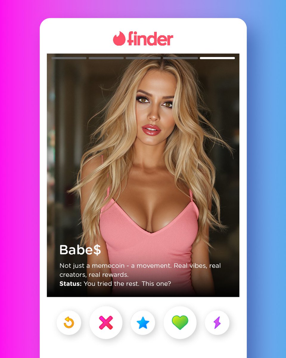 All your ex-coins in one swipe.

No roadmap. No rewards. No thanks.
Time to stop dating dead tokens - and start vibing with value.

Babe$ is the only match that pays you back. 💋📱📈