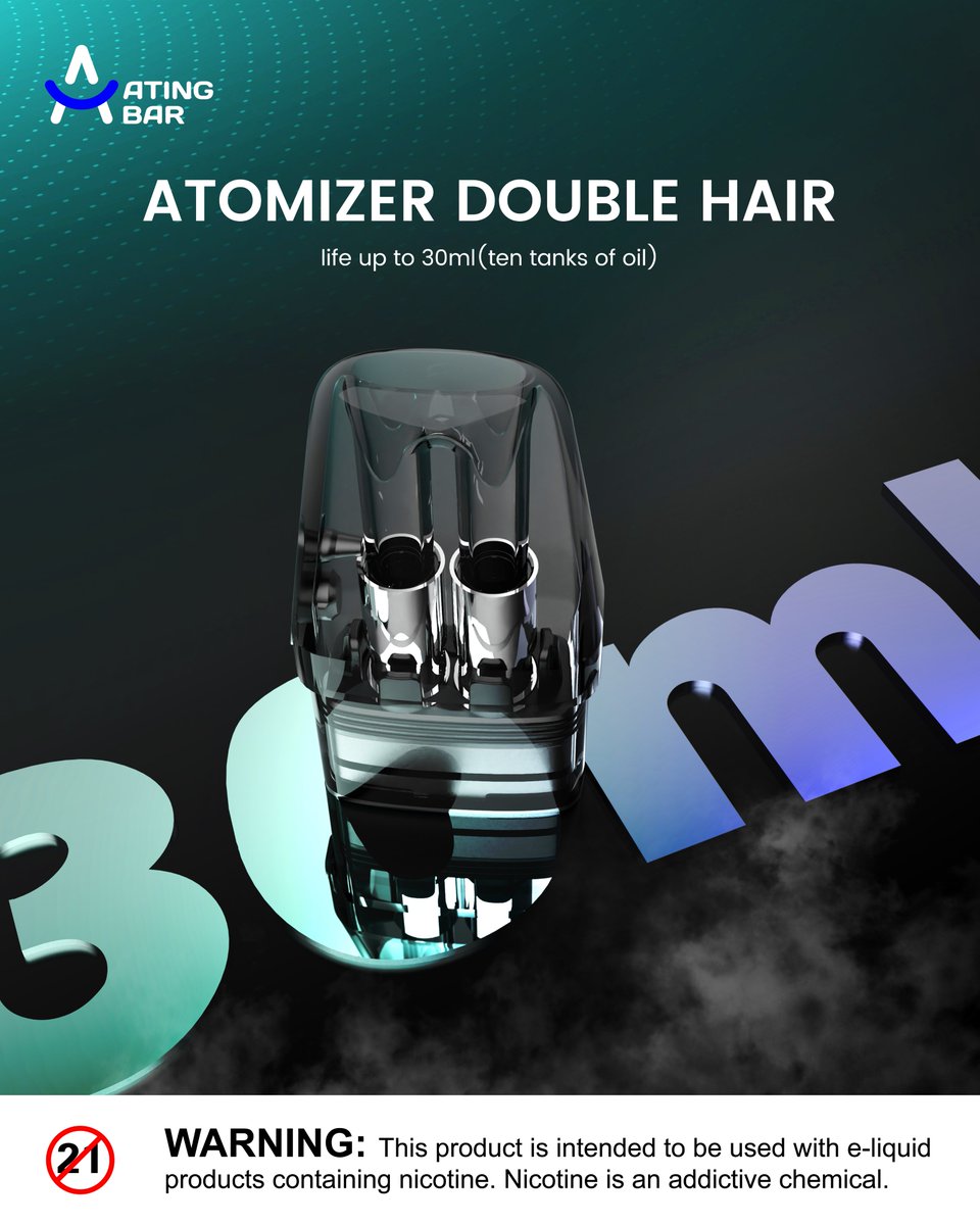 AtingbarVape's tweet image. Double the core, double the power.
With dual coils and up to 30ml pod life, the Pioneer G2 pod takes endurance and performance to the next level.

atingbar.com/pages/pioneer-…

#PioneerG2 #AtingBar #RefillablePod #VapeTech #DualCoil #30mlCapacity #VapeLife