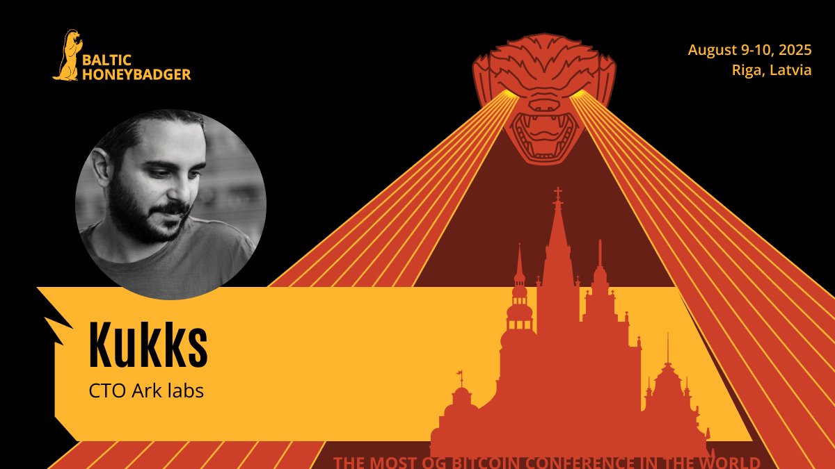 Hodl Hodl (@hodlhodl) on Twitter photo 🔥 Speaker Announcement 🔥
We’re excited to welcome <a href="/MrKukks/">Kukks(Andrew Camilleri) 👾</a> to the stage at #BH2025! 🦡 🔥
CTO of <a href="/ArkLabsHQ/">Ark Labs</a> and a key contributor to <a href="/BtcpayServer/">BTCPay Server</a>. Get ready for deep insights into scaling Bitcoin payments, next-gen protocols, and why self-hosted tools matter more than ever. 🔥 Speaker Announcement 🔥
We’re excited to welcome <a href="/MrKukks/">Kukks(Andrew Camilleri) 👾</a> to the stage at #BH2025! 🦡 🔥
CTO of <a href="/ArkLabsHQ/">Ark Labs</a> and a key contributor to <a href="/BtcpayServer/">BTCPay Server</a>. Get ready for deep insights into scaling Bitcoin payments, next-gen protocols, and why self-hosted tools matter more than ever.