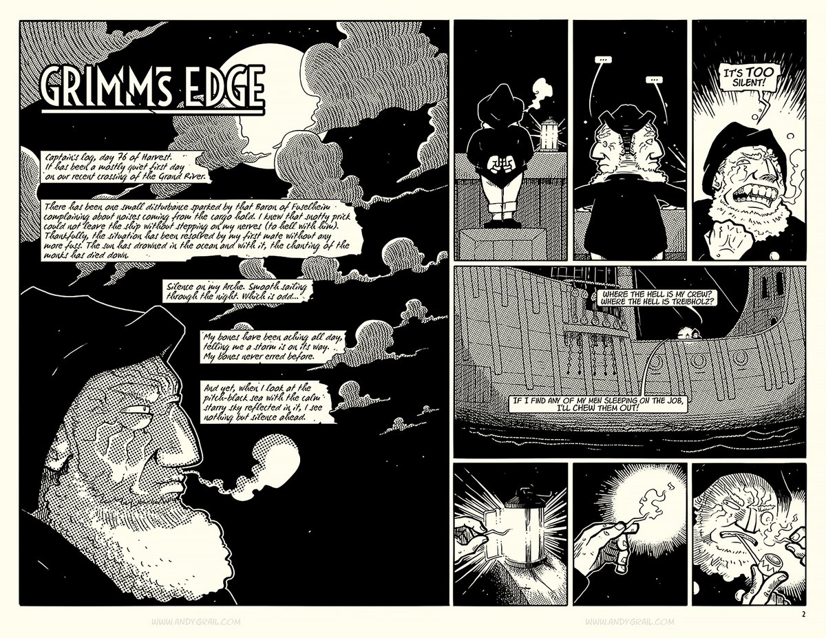 AndyGrail's tweet image. The cold open for Grimm's Edge Act 14.
#comic #indiecomics