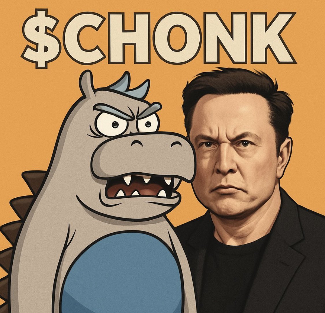 Chonkdegen's tweet image. Elon’s face when he saw $CHONK 👀
This isn’t just a memecoin — it’s a goddamn beast.

#CHONK #ElonMusk #Memecoins #Solana #Crypto