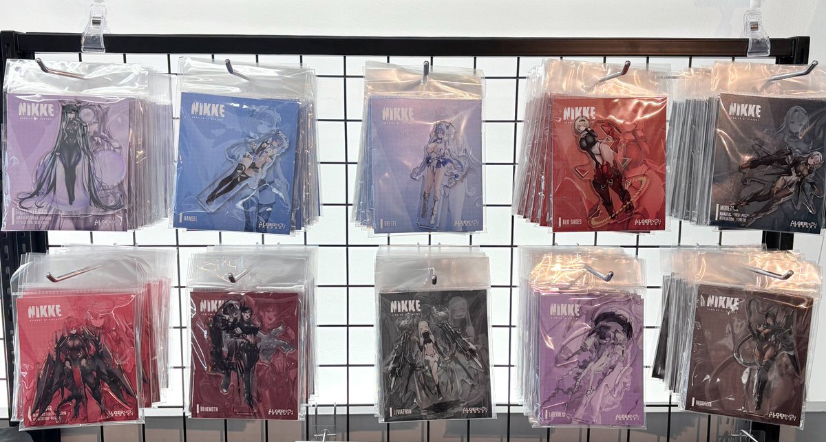 MEGANIKKESTORE's tweet image. 🟢MEGA NIKKE STORE TOKYO🟢
<商品情報>
☆NIKKE アクリルスタンド 各種
☆NIKKE BURST COLLECTION缶バッジ Vol.2
✨メガニケストア限定✨
☆NIKKE クリアポーチ
好評販売中!
ご来店お待ちしております✨
#NIKKE #ニケ #メガニケ #メガニケストア東京