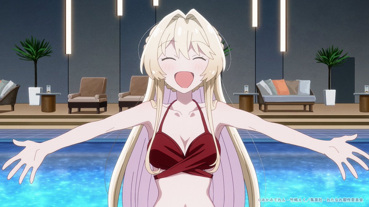 ItsAnimeJP's tweet image. A date at a coffee shop that also has a pool and is inside a luxury hotel? You know what? Mai has a point, this actually sounds like a perfect date! ๐
(via There's No Freaking Way I'll be Your Lover! Unless...)