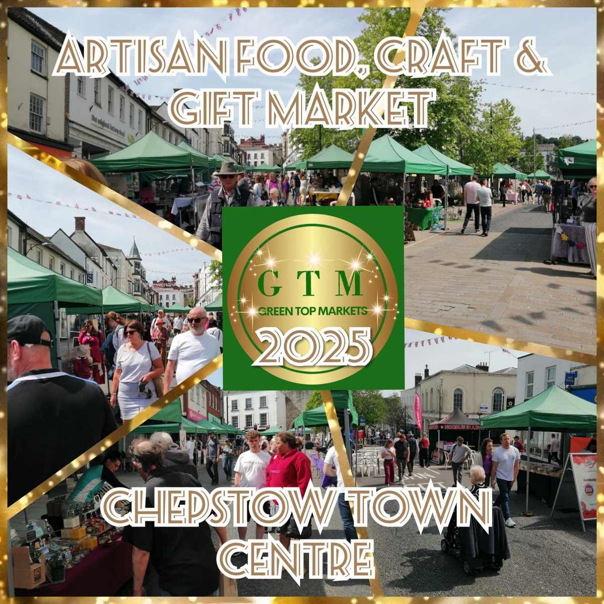 ChepstowTC's tweet image. Visit Chepstow High Street on Sunday 27th July, 10am–3pm for a fabulous shopping experience, packed with artisan food, handmade gifts, crafts and more!
The High Street will be closed to vehicles during the market, so please plan ahead.