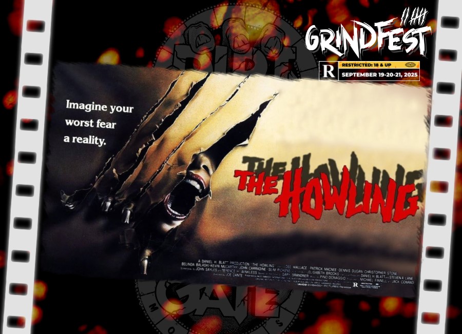 DirtInTheGate's tweet image. “What are you kids watching?”
GRINDFEST day one continues with Joe Dante’s THE HOWLING screening form an original theatrical 35mm print!
Introduction by Dr Kate Egan, Northumbria University
Tickets here -->> linktr.ee/dirtinthegate