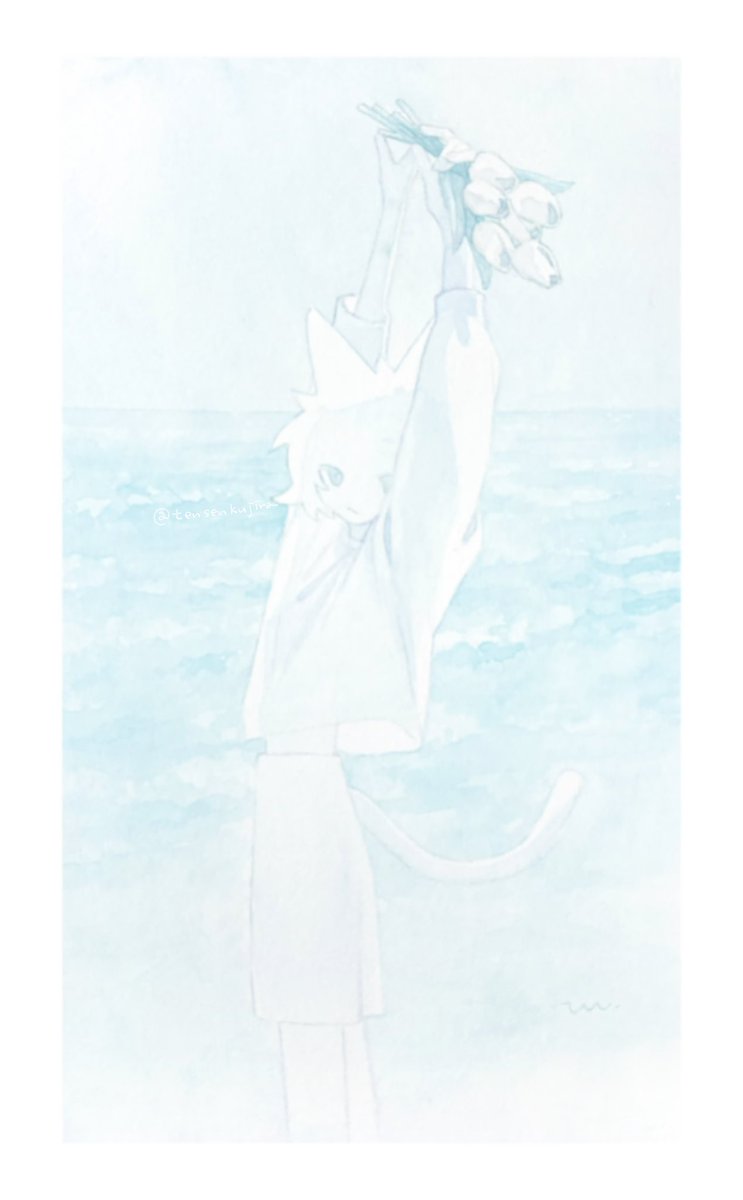 tensenkujira's tweet image. 海の日逃した・・・・