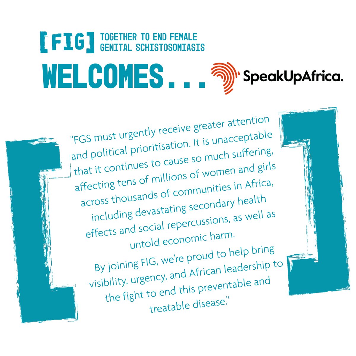 Leora_Casey's tweet image. We are excited to welcome our newest FGS Integration Group (FIG) member, @SpeakUpAfrica1 🎉
Based in #Senegal, @SpeakUpAfrica1 is a leading advocacy and communications organisation driving progress in public health and sustainable development across Africa.