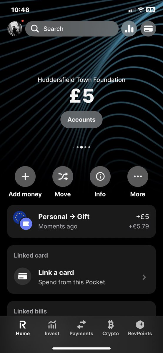 Wlshie7's tweet image. Ive set up a pocket account in n Revolut where The gofundme money will enter.
If anyone knows how to contact the @htafcfoundation to eventually send this money to Id greatly Appreciate it! #htafc #utt #efl