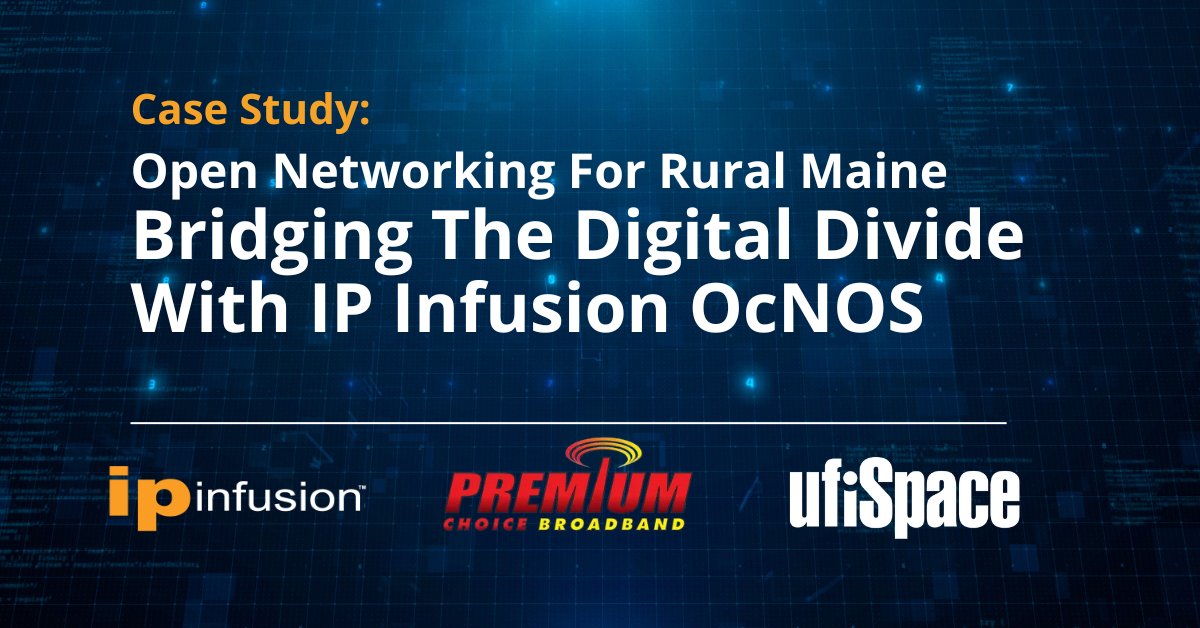 Premium Choice Broadband modernized its core network using IP Infusion’s OcNOS on UfiSpace whitebox hardware. They now run OcNOS on 2.4 Tbps-capable UfiSpace S9600-72XC and 400G-ready S9510-28DC with seamless upgrades. marketing.ipinfusion.com/l/900271/2025-…