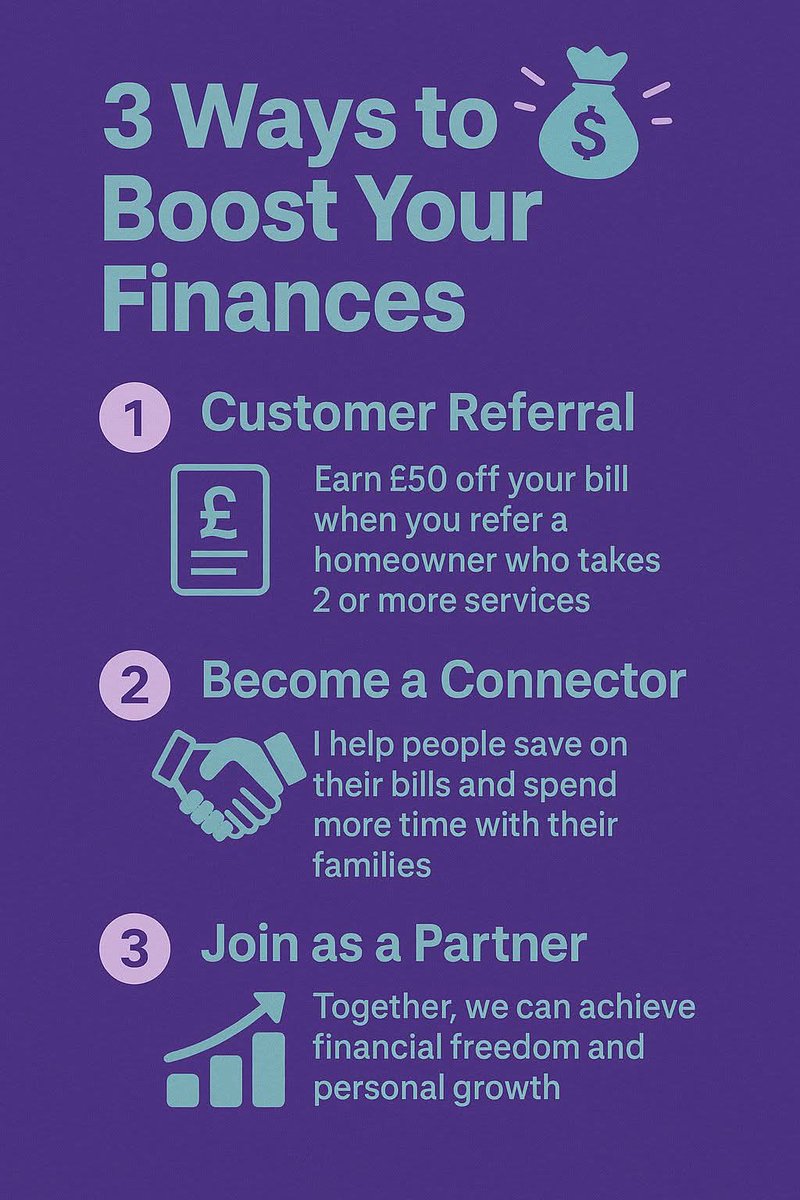 saintdusty's tweet image. 📢 Work from home roles available
Looking to speak to people who would like to work flexibly from home, either full or part-time. Pop me a message for more info 👍
With UW, get paid to help people SAVE MONEY on services they already use 💜
uw.co.uk/earn