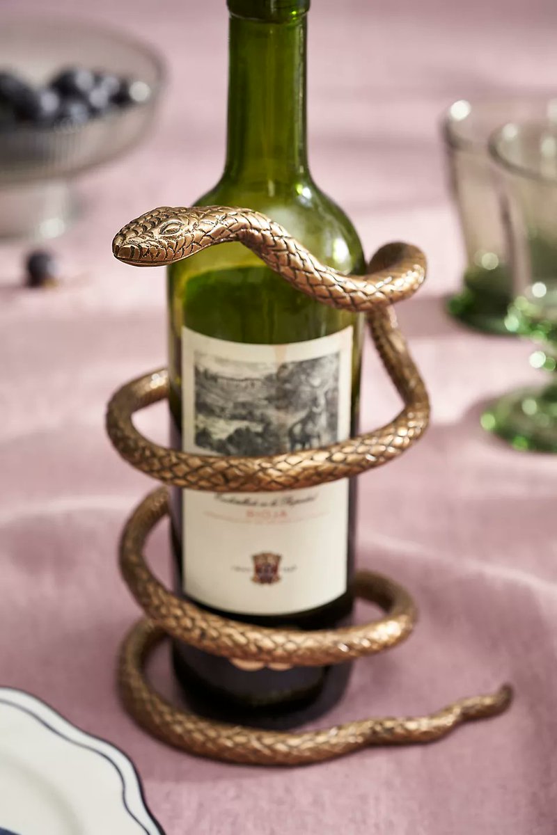 helloshinko's tweet image. Lovely things I've obsessed with from Terrain. The snake wine holder is my favorite.