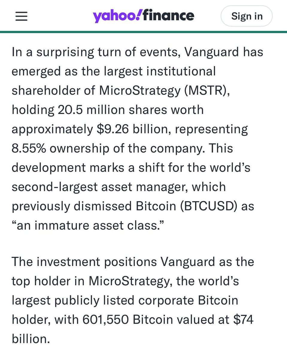 AlanJLSmith's tweet image. This is hilarious!
Vanguard won’t buy bitcoin.
But they’ll buy leveraged bitcoin.