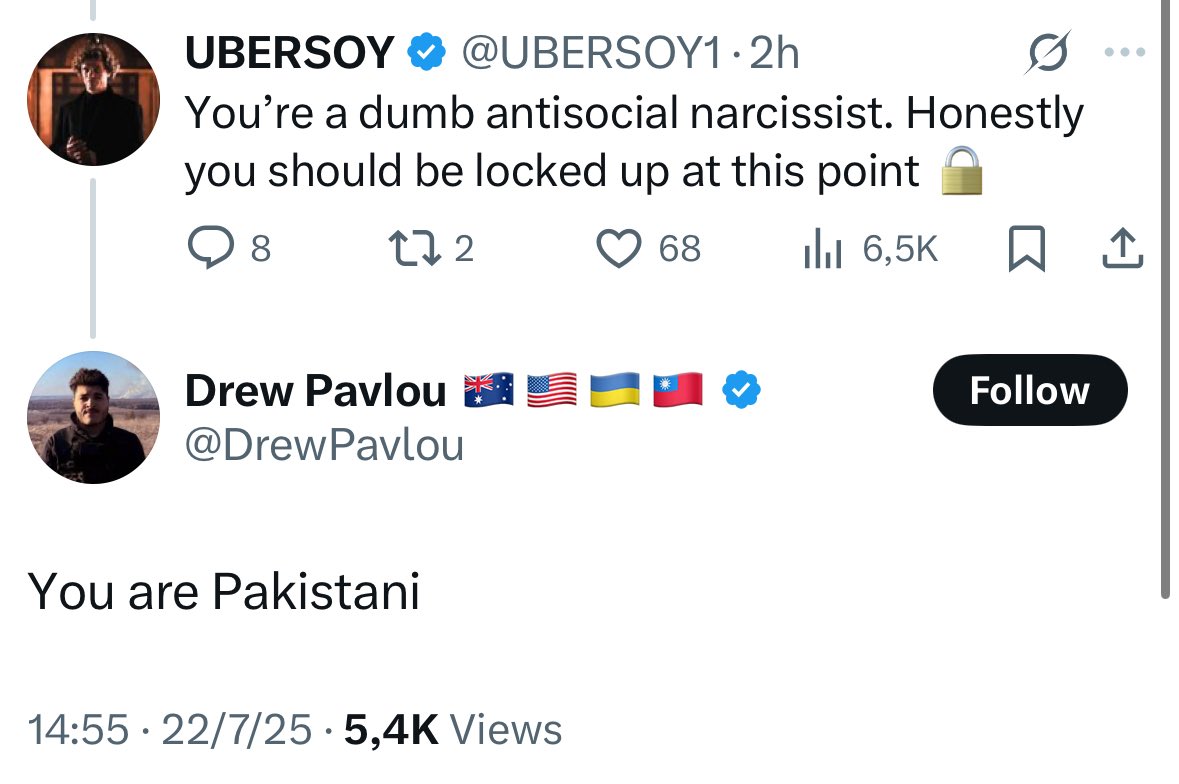 AltMediaWatch's tweet image. The Venn diagram between @DrewPavlou and white nationalists is just a fucking circle.