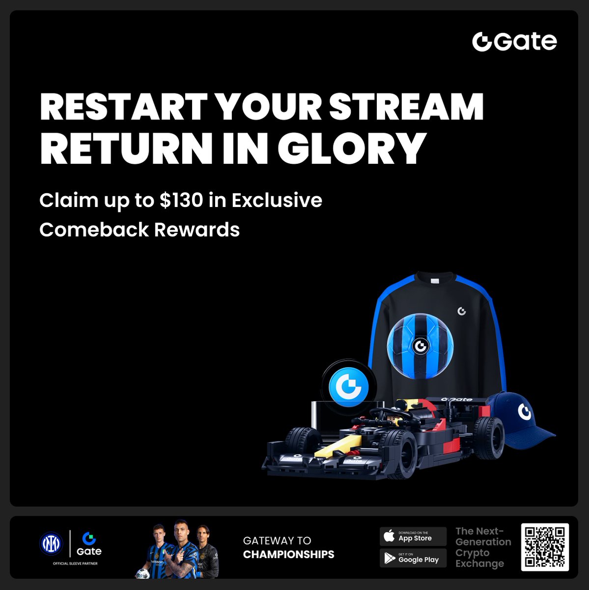 Gate__Live's tweet image. #GateLive Comeback Rewards – Get up to $130!
1️⃣ Comeback Bonus – Go live and receive $30 GT
2️⃣ Fan Engagement Bonus – unlock $100 Futures Vouchers
3️⃣ Extra Bonus – Enjoy $100 in exclusive Points
📅 July 22, 12:00 – September 30, 23:59 (UTC)
👉 gate.com/questionnaire/…