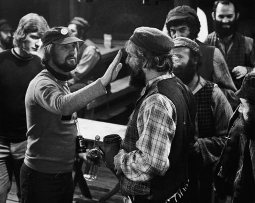 ClassicMovieHub's tweet image. Norman Jewison and Topol on the set of Fiddler on the Roof...