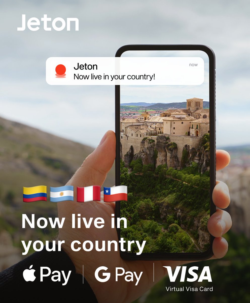 Apple Pay, Google Pay, and Virtual Visa Card deposits are now live in your country.💸

Ya puedes hacer depósitos con Apple Pay, Google Pay y Tarjeta Visa Virtual en tu país.