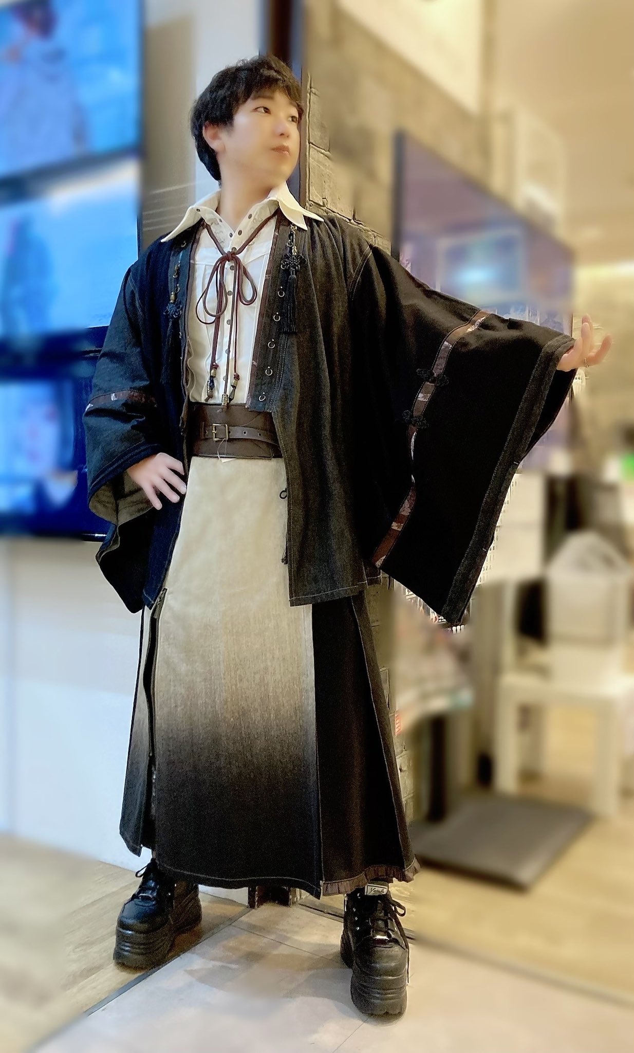 OZZ ON オッズオン DESORO WORKS　デニム羽織 OZZ ON オッズオン DESORO WORKS デニム羽織
