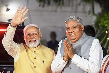 Ganesh Pokale... (@p_ganesh_07) on Twitter photo उपराष्ट्रपति का पहला विकेट गिरा. मैच देखते रहिए... ये अगला विकेट नरेंद्र मोदी का होगा
#dhankhar <a href="/narendramodi/">Narendra Modi</a> उपराष्ट्रपति का पहला विकेट गिरा. मैच देखते रहिए... ये अगला विकेट नरेंद्र मोदी का होगा
#dhankhar <a href="/narendramodi/">Narendra Modi</a>