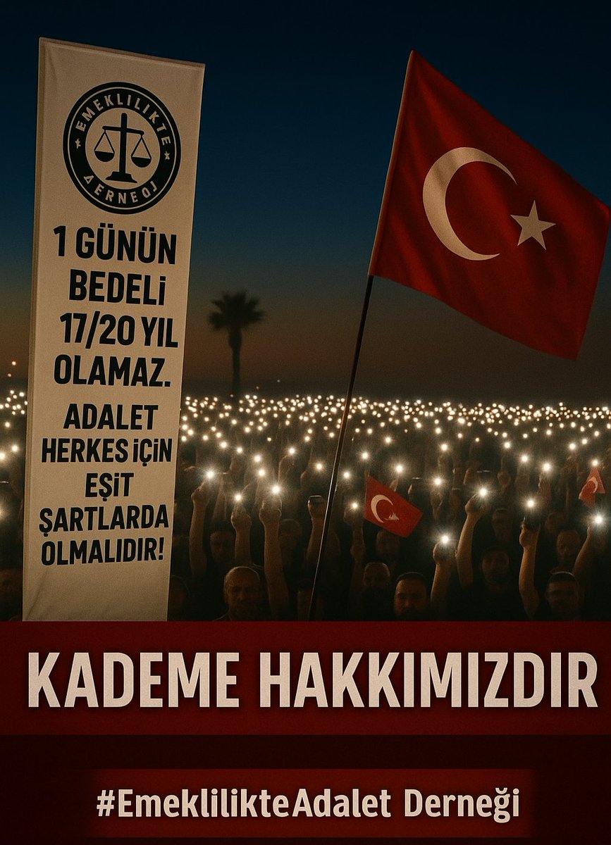 👉Kademeli emeklilik gelmeden bu iş bitmez💯

#KademeBekletilemez
<a href="/EmadDernegi/">EMEKLİLİKTE ADALET DERNEĞİ ⚖️</a>