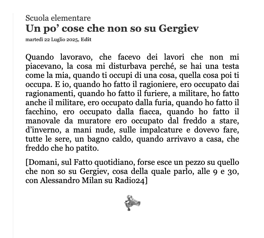 paolonori's tweet image. Un po' cose che non so su Gergiev domani a Radio 24 e sul Fatto Quotidiano.