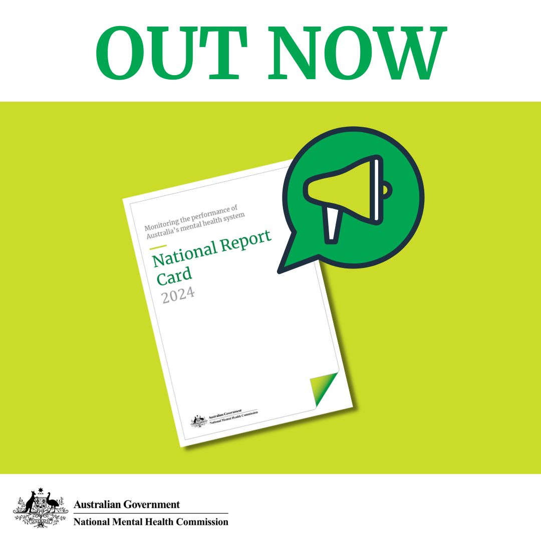 This morning the Commission released the National Report Card 2024. Read the full report here 👉 mentalhealthcommission.gov.au/publications/n…

If you or someone you know needs mental health information or support, visit our ‘Find Support’ page to find a service that’s right for you 👉