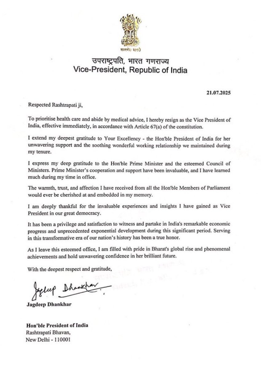 Anika_Smiles's tweet image. As a matter of principle, I don’t mock anyone for health issues.
Wishing you a speedy recovery.
That said, your tenure as Governor of West Bengal was a complete disaster. You acted less like a constitutional head and more like a mouthpiece for the BJP.
May Good health be with…