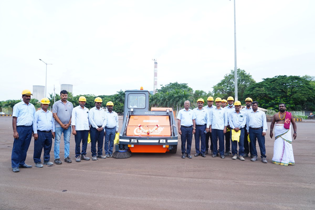 NLC India Limited (Official) (@nlcindialimited) on Twitter photo A high-performance, suction-based road sweeping machine—operational in both wet & dry modes—was launched at Mine-I by Shri N. Kumar, GM & Unit Head. Backed by ₹1.5 Cr/year, it advances NLCIL’s dust-free, sustainable mining goals.
<a href="/CoalMinistry/">Ministry of Coal</a> <a href="/MinesMinIndia/">Ministry of Mines</a> <a href="/mygovindia/">MyGovIndia</a> A high-performance, suction-based road sweeping machine—operational in both wet & dry modes—was launched at Mine-I by Shri N. Kumar, GM & Unit Head. Backed by ₹1.5 Cr/year, it advances NLCIL’s dust-free, sustainable mining goals.
<a href="/CoalMinistry/">Ministry of Coal</a> <a href="/MinesMinIndia/">Ministry of Mines</a> <a href="/mygovindia/">MyGovIndia</a>