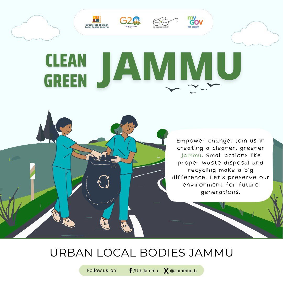 Dateline Kashmir (@afrahshah1) on Twitter photo 💫 #Jammu, you did it!
From dusty lanes to a dazzling 3-Star Garbage Free City 🌟—Jammu has jumped from Rank 248 to 42 in just one year in #SwachhSurvekshan2024.
This isn’t just an award, it’s a story of collective pride.
#MyCleanJammu <a href="/SrinagarGirl/">SrinagarGirl</a> <a href="/ROUBLENAGI/">ROUBLE NAGI - रूबल नागी</a> <a href="/rainarajesh/">Rajesh Raina راجیش رینہ 🇮🇳</a> 💫 #Jammu, you did it!
From dusty lanes to a dazzling 3-Star Garbage Free City 🌟—Jammu has jumped from Rank 248 to 42 in just one year in #SwachhSurvekshan2024.
This isn’t just an award, it’s a story of collective pride.
#MyCleanJammu <a href="/SrinagarGirl/">SrinagarGirl</a> <a href="/ROUBLENAGI/">ROUBLE NAGI - रूबल नागी</a> <a href="/rainarajesh/">Rajesh Raina راجیش رینہ 🇮🇳</a>