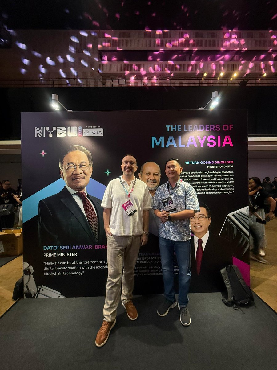 rene05x's tweet image. Wonderful to witness how huge Blockchain & Crypto have become in Malaysia over the past decade! Day 2 of the Malaysia Blockchain Week … @MalaysiaBCW