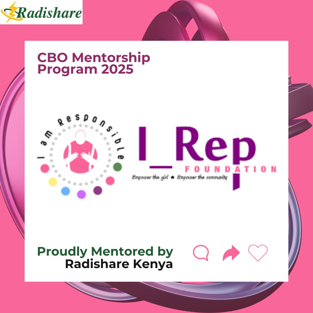 <a href="/irep_foundation/">I_Rep Foundation</a> 🚀 Meet #RadishareKenya Cohort 2!
We proudly work with 25 CBOs across Kenya driving grassroots impact.
🌟 This week: I-Rep Foundation, West Pokot
Fighting FGM, empowering girls &amp; women, and transforming communities.

#CBOmentorship #EmpowerDigitizeDeliver