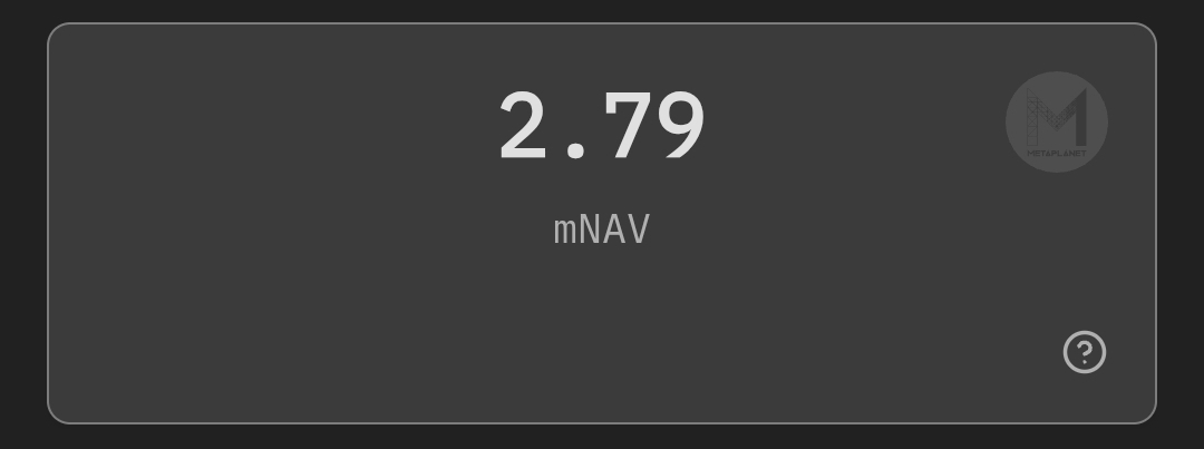 vinz0r's tweet image. Last time we saw this number on Metaplanet was in April 25th (2.5 to be exact) at a price of 320ish yen. Today we are at 1100ish yen. Safe trancheing out there.