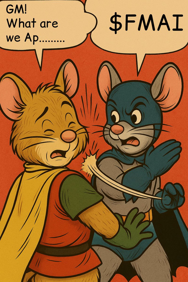 Mooks: “GM! What are we Ap—”
 Fix: “$FMAI, stupid!”
No more questions.
You ape, you hold, we build.
And yes…
🎁 10,000,000 $FMAI is still being airdropped! (If you re real 😘)

🔸 Tag 2 friends
🔸 Drop your SOL address
🔸 RT &amp; Follow
= You're in 🧀

#FMAI #FixAndMooks #Solana