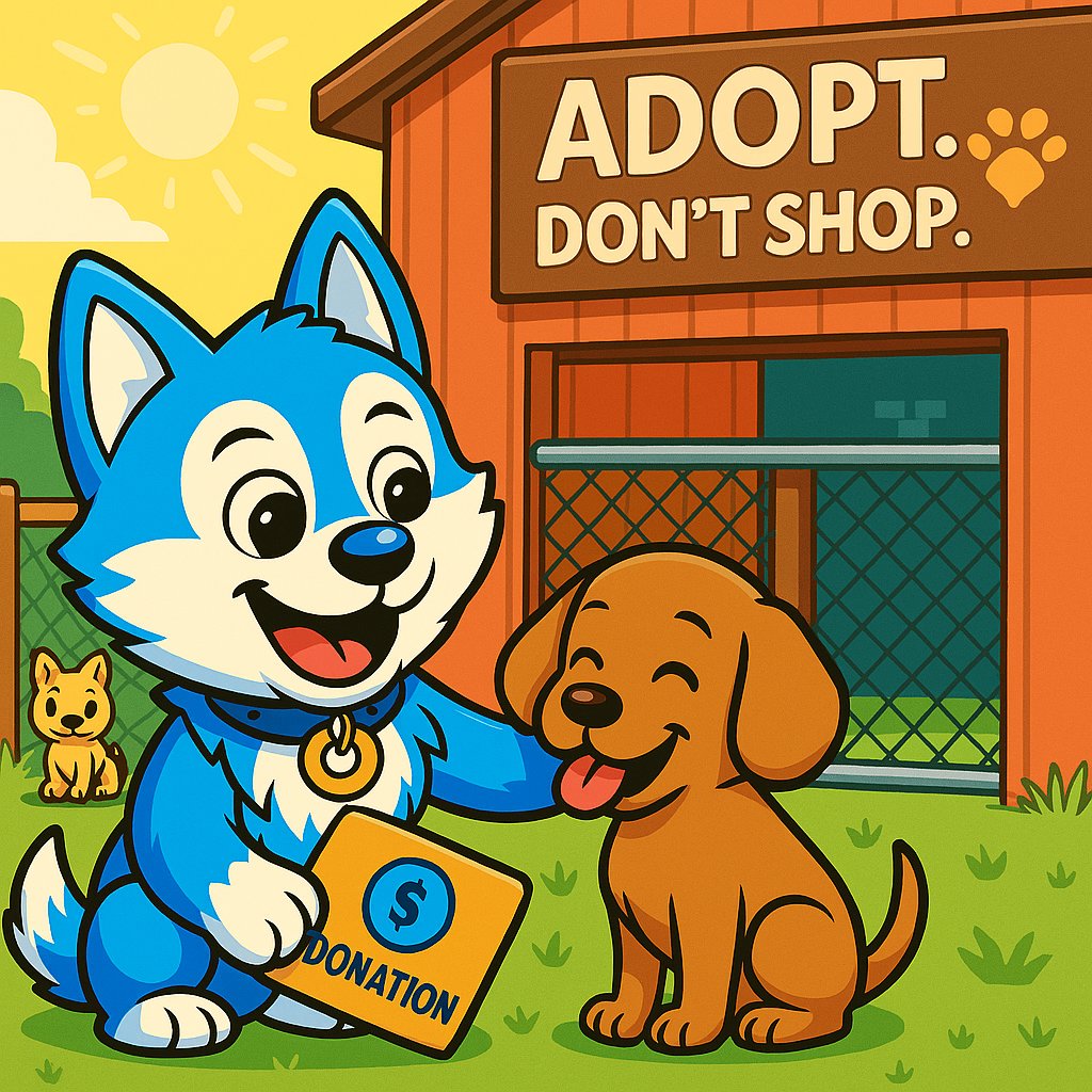 basedhusky's tweet image. "Adopt, Don’t Shop." 🐶 💙
Every year, millions of dogs (from playful puppies to wise seniors) wait in shelters for someone to give them a second chance.
Many of these pups were abandoned, neglected, or simply born into tough circumstances. And yet, they have so much love to…