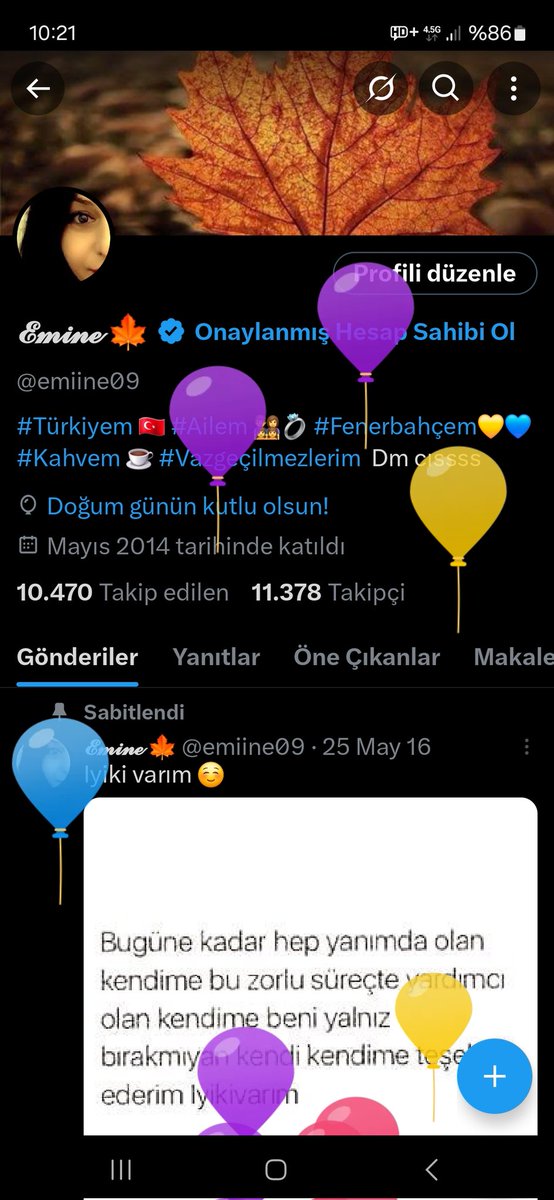 İyi ki doğdum o zaman ben😊🎂